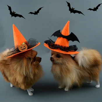 Pes, Mačka Šteňa HALLOWEEN Halloween ŠTÝL Psa Klobúky Pohodlné A priateľské k Pokožke Cosplay Dekorácie Psa Klobúk